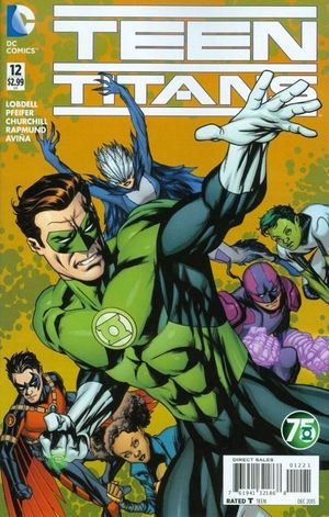 Teen Titans #12 (Green Lantern 75 Variant Cover)
