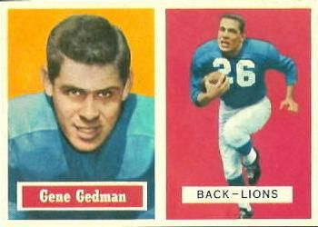Gene Gedman 1957 Topps #44 Sports Card