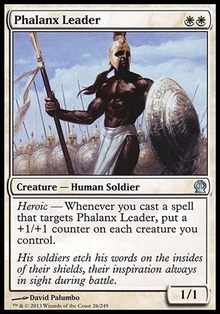 Phalanx Leader (Theros) Trading Card