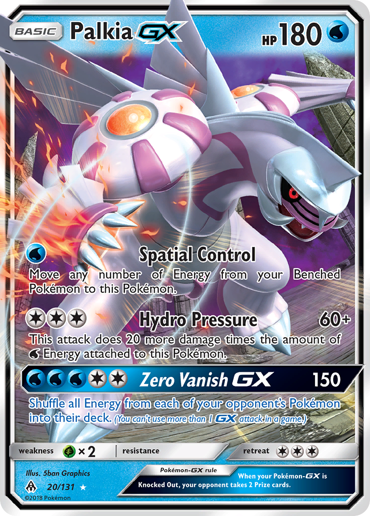 Palkia GX (20/131) - Forbidden Light Pokémon Card