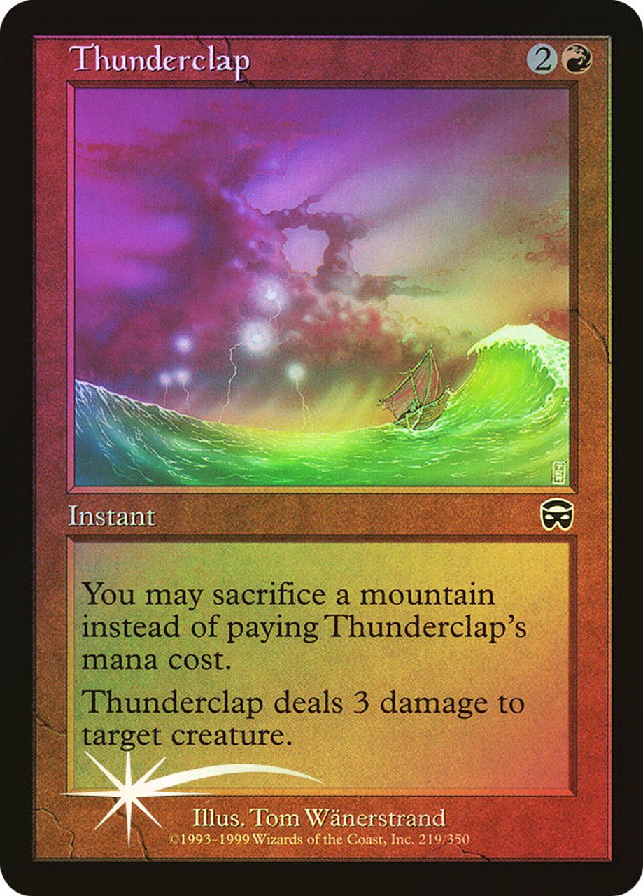 Thunderclap (Mercadian Masques - Foil) Trading Card