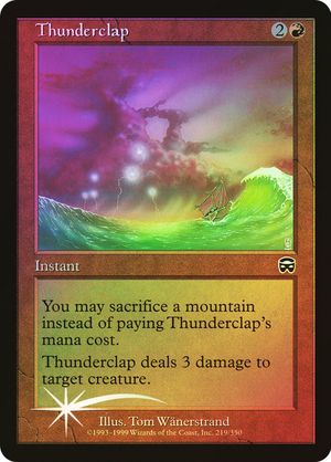 Thunderclap (Mercadian Masques - Foil)