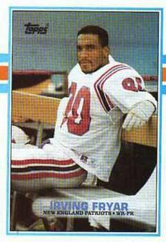 Irving Fryar 1989 Topps #204 Sports Card