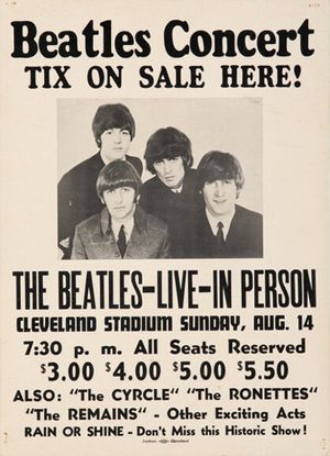 The Beatles Cleveland Stadium 1966