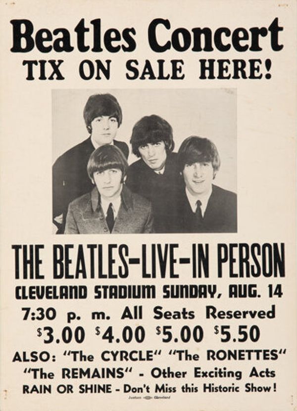 The Beatles Cleveland Stadium 1966