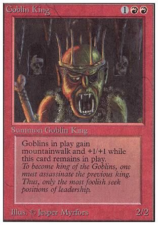 Goblin King (Unlimited) Trading Card