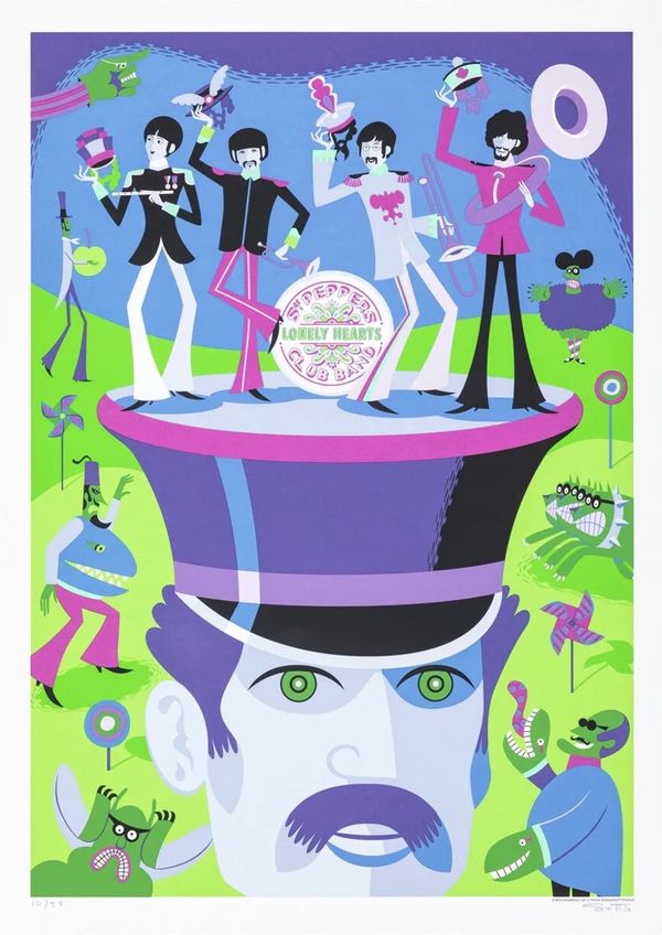 The Beatles "May I Introduce You" Screen Print 2013