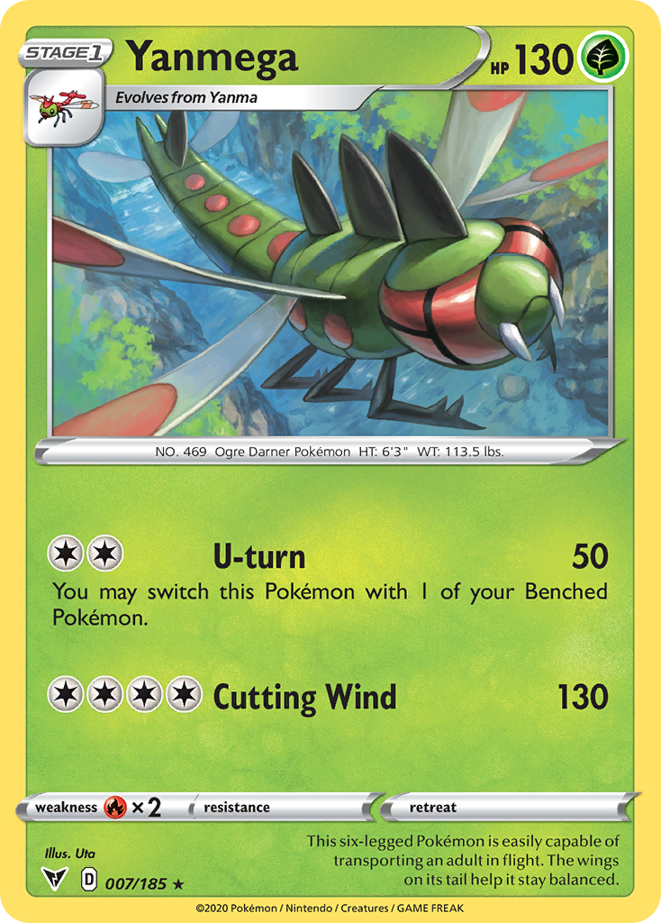 Yanmega (7/185) - Vivid Voltage Pokémon Card