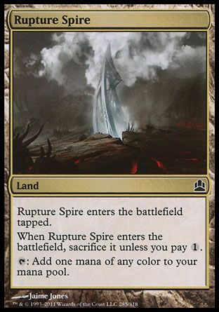 Rupture Spire (MTG Commander) Trading Card