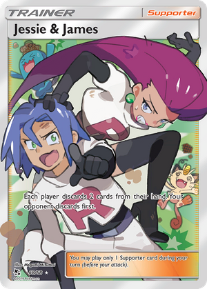 Jessie & James (Trainer: Supporter) (68/68) - Hidden Fates