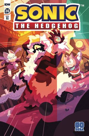 Sonic the Hedgehog #36 (10 Copy Cover Fourdraine)