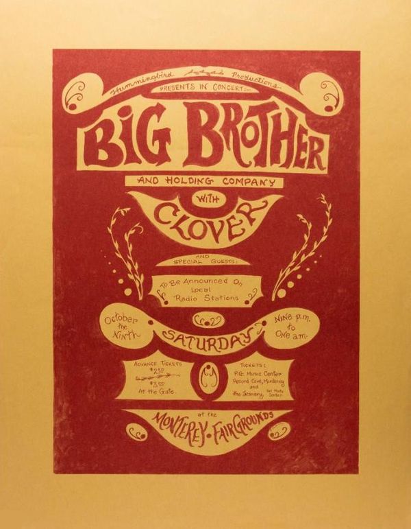 Big Brother & The Holding Company Monterey Fairgrounds 1971
