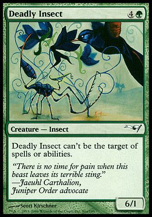 Deadly Insect (Coldsnap Theme Decks) Trading Card