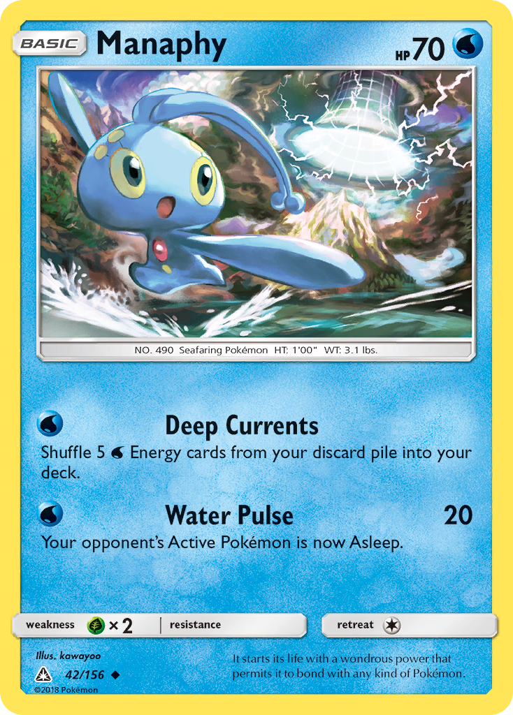 Manaphy (42/156) - Ultra Prism Pokémon Card