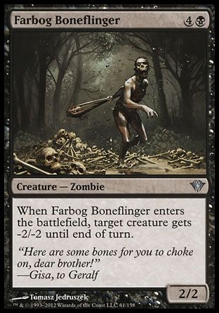 Farbog Boneflinger (Dark Ascension) Trading Card