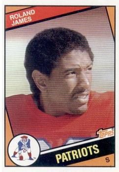 Roland James 1984 Topps #139 Sports Card