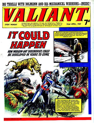 Valiant #22 April 1967 Comic