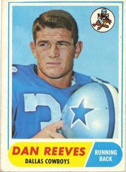 Dan Reeves 1968 Topps #77 Sports Card