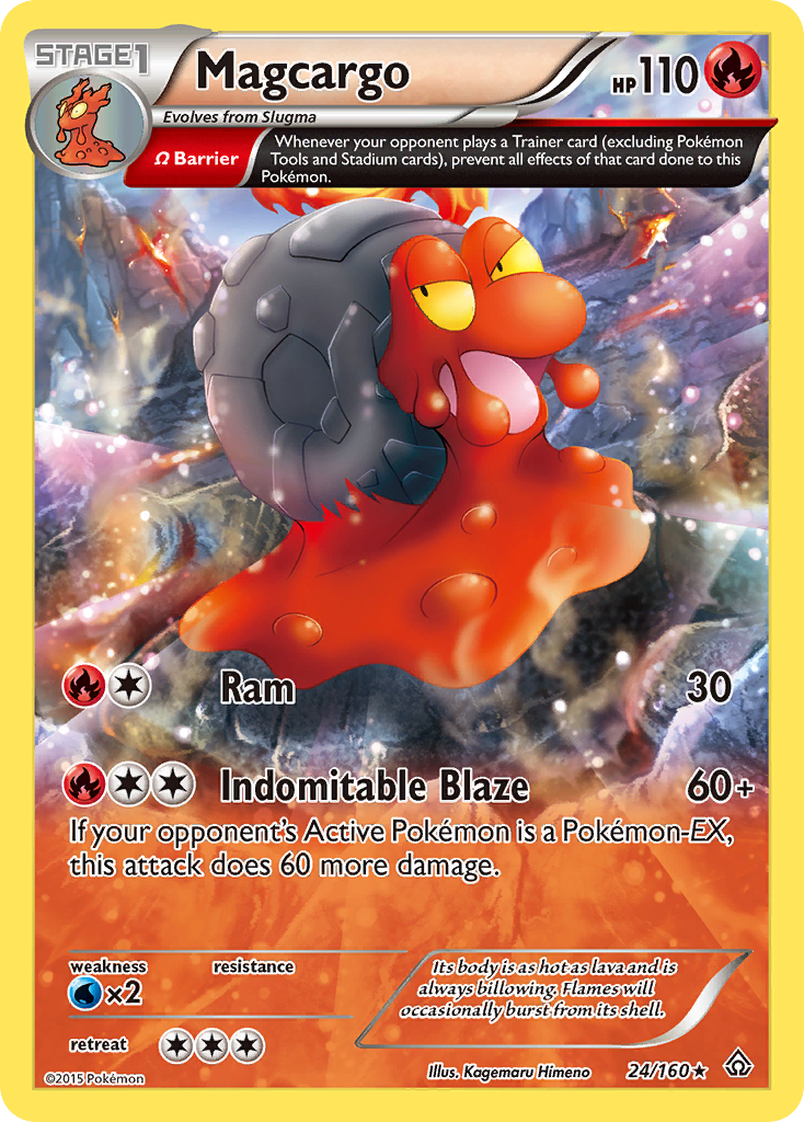 Magcargo (24/160) - Primal Clash Pokémon Card