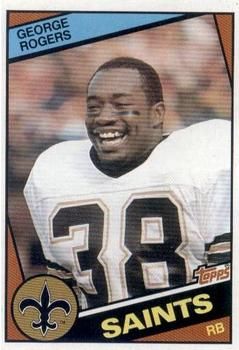 George Rogers 1984 Topps #305 Sports Card