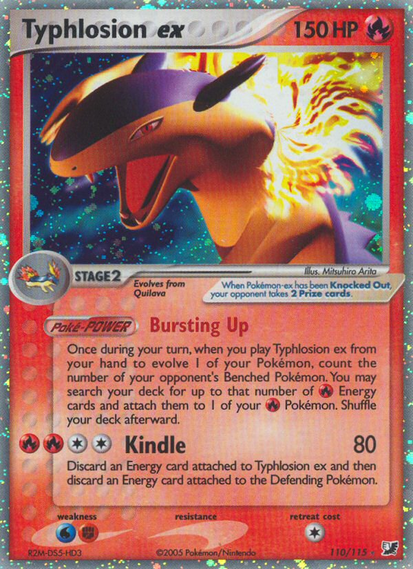 Typhlosion ex (110/115) - Unseen Forces Pokémon Card