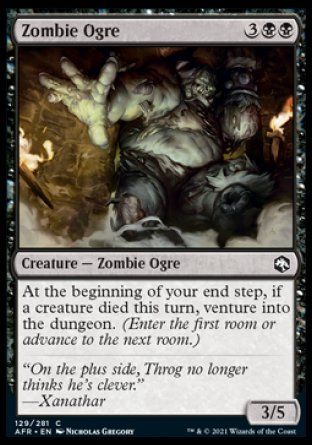 Zombie Ogre (Dungeons & Dragons: Adventures in the Forgotten Realms) Trading Card