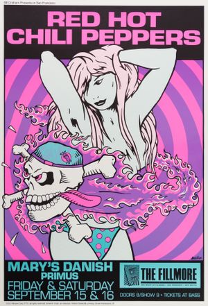 NF-115-OP-1 Red Hot Chili Peppers The Fillmore 1989