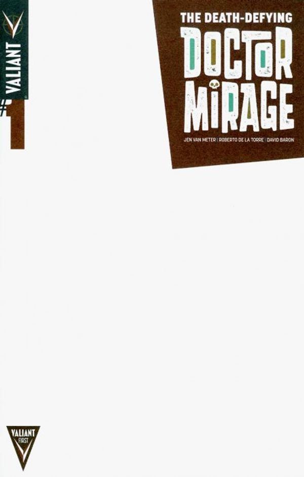 Death-Defying Doctor Mirage #1 (Blank Cover)