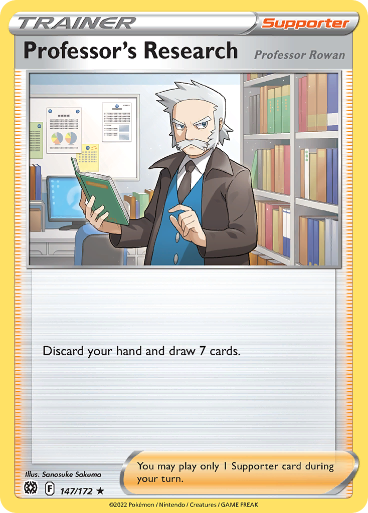 Professor's Research (Trainer: Supporter) (147/172) - Brilliant Stars Pokémon Card