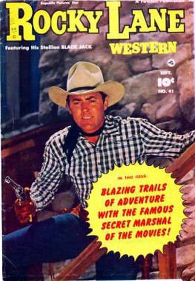 Rocky Lane Western #41 Comic