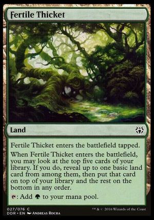 Fertile Thicket (Nissa vs. Ob Nixilis)