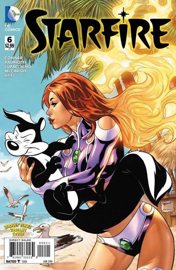 Starfire #6 (Looney Tunes Variant Cover)