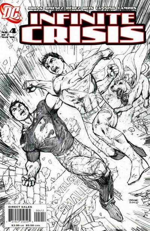 Infinite Crisis #4 (Jim Lee Sketch Variant)
