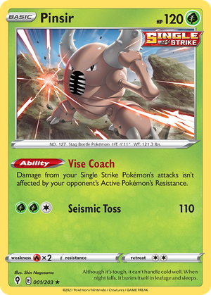 Pinsir (1/203) - Evolving Skies