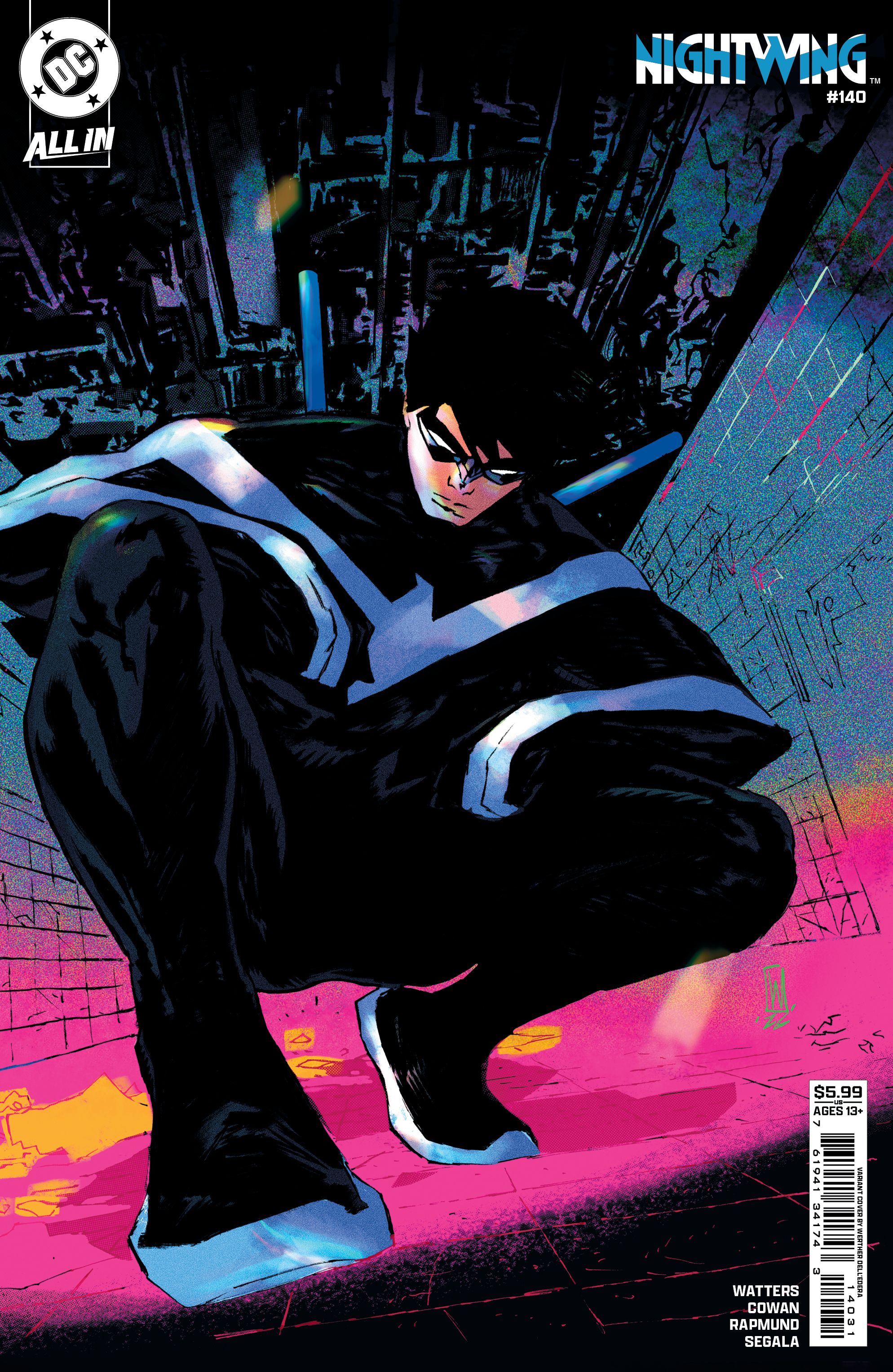 Nightwing #140 (Cvr C Werther Dell Edera Card Stock Variant) Comic