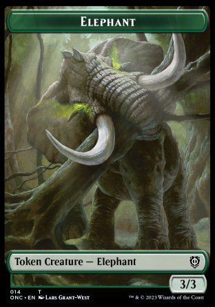 Elephant (Phyrexia: All Will Be One Commander Decks) Trading Card