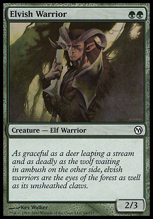 Elvish Warrior (Duels of the Planeswalkers) Trading Card