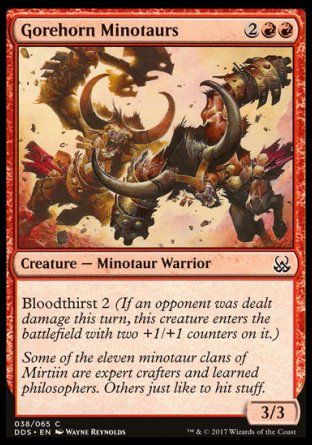 Gorehorn Minotaurs (Mind vs. Might) Trading Card