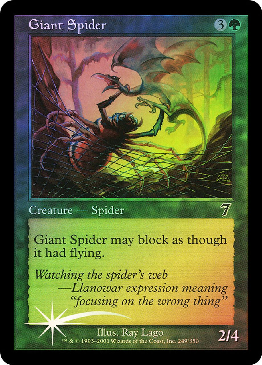 Giant Spider (7th Edition - Foil) Trading Card