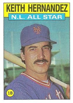 Keith Hernandez 1985 Topps All Star Series Card #712