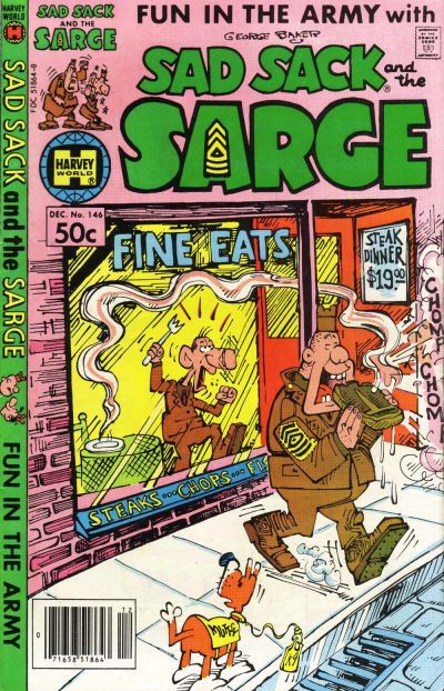 Sad Sack And The Sarge #146 Comic