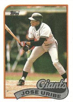 Jose Uribe 1989 Topps #753