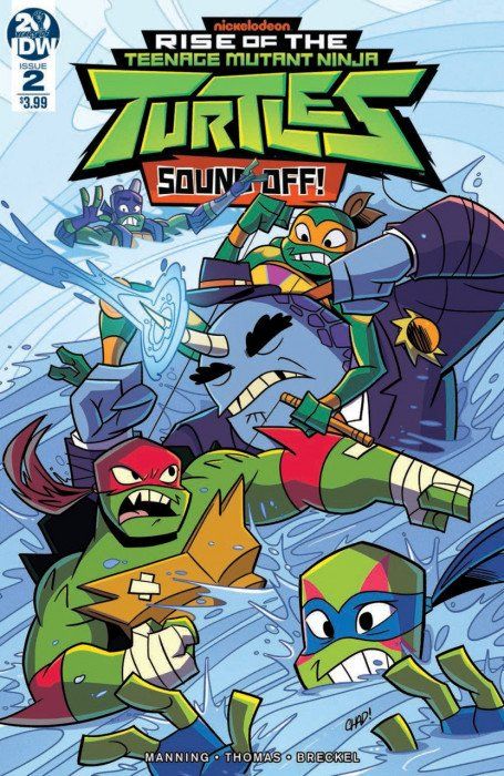 Rise of the Teenage Mutant Ninja Turtles: Sound Off #2 Comic