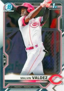 Malvin Valdez 2021 Bowman Chrome - Prospects Baseball #BCP-184 Sports Card