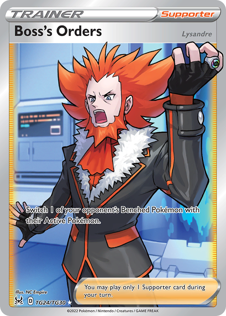 Boss's Orders (Trainer: Supporter) (TG24) - Lost Origin Trainer Gallery Pokémon Card