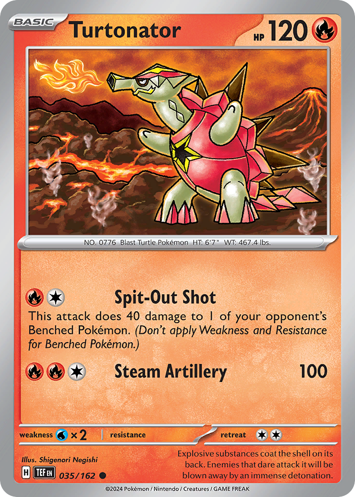 Turtonator (35/162) - Temporal Forces Pokémon Card