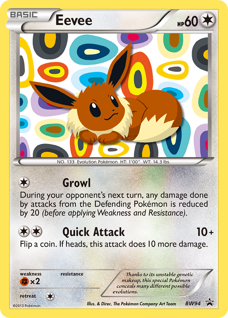 Eevee (BW94) - BW Black Star Promos Pokémon Card