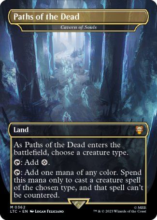 Cavern of Souls (Paths of the Dead) (The Lord of the Rings Commander Decks) Trading Card