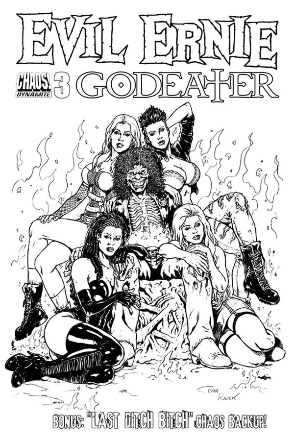 Evil Ernie: Godeater #3 (Cover C 10 Copy B&w Cover)