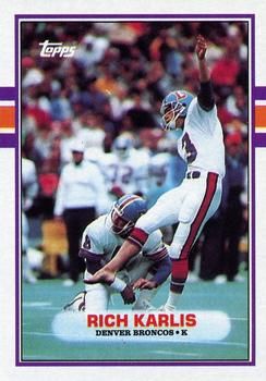 Rich Karlis 1989 Topps #244 Sports Card